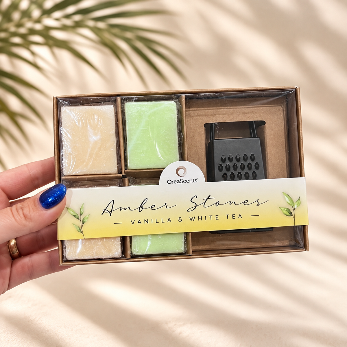 Aromatic wax melts with a grater – vanilla and white tea