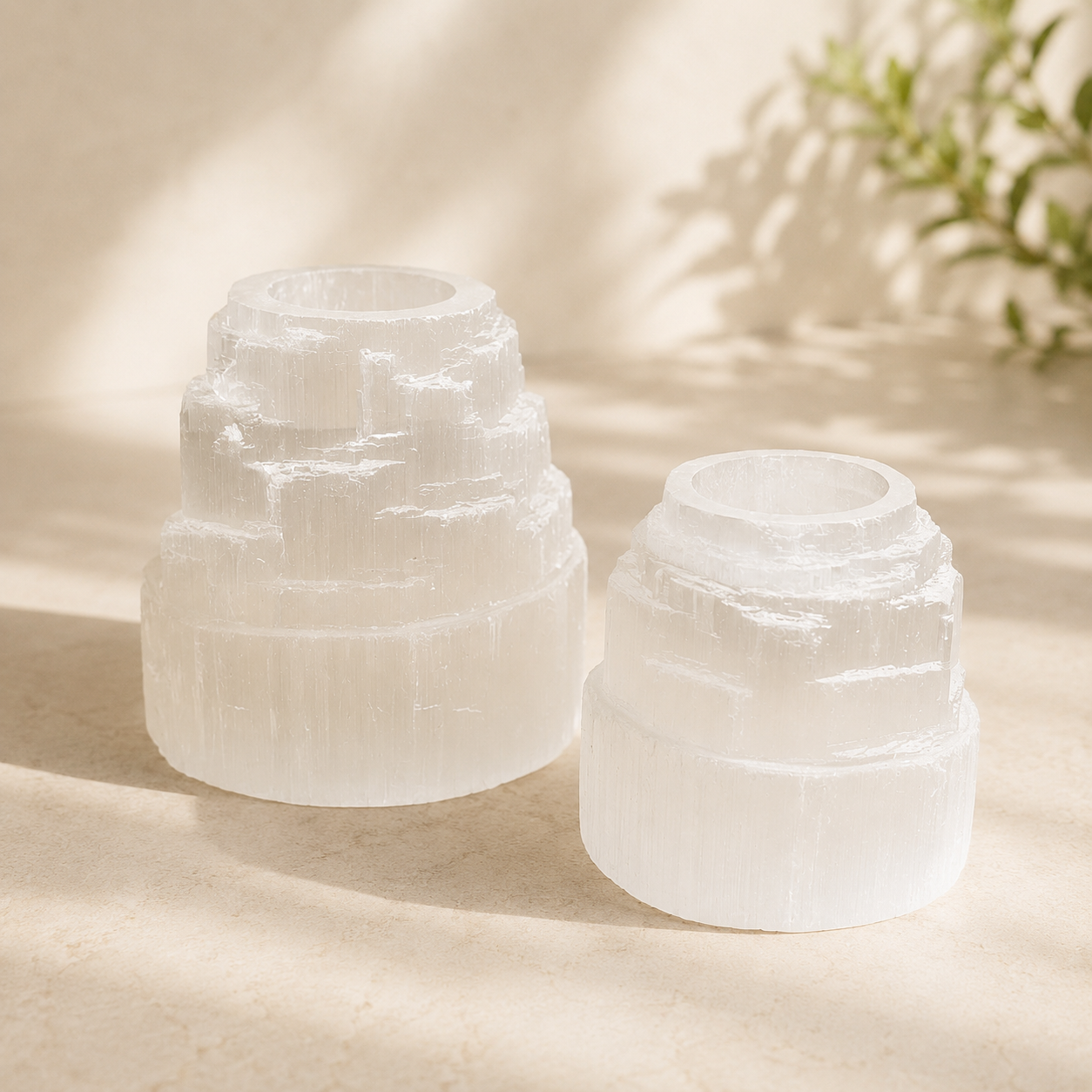 Selenito žvakidė Iceberg 6x6 cm