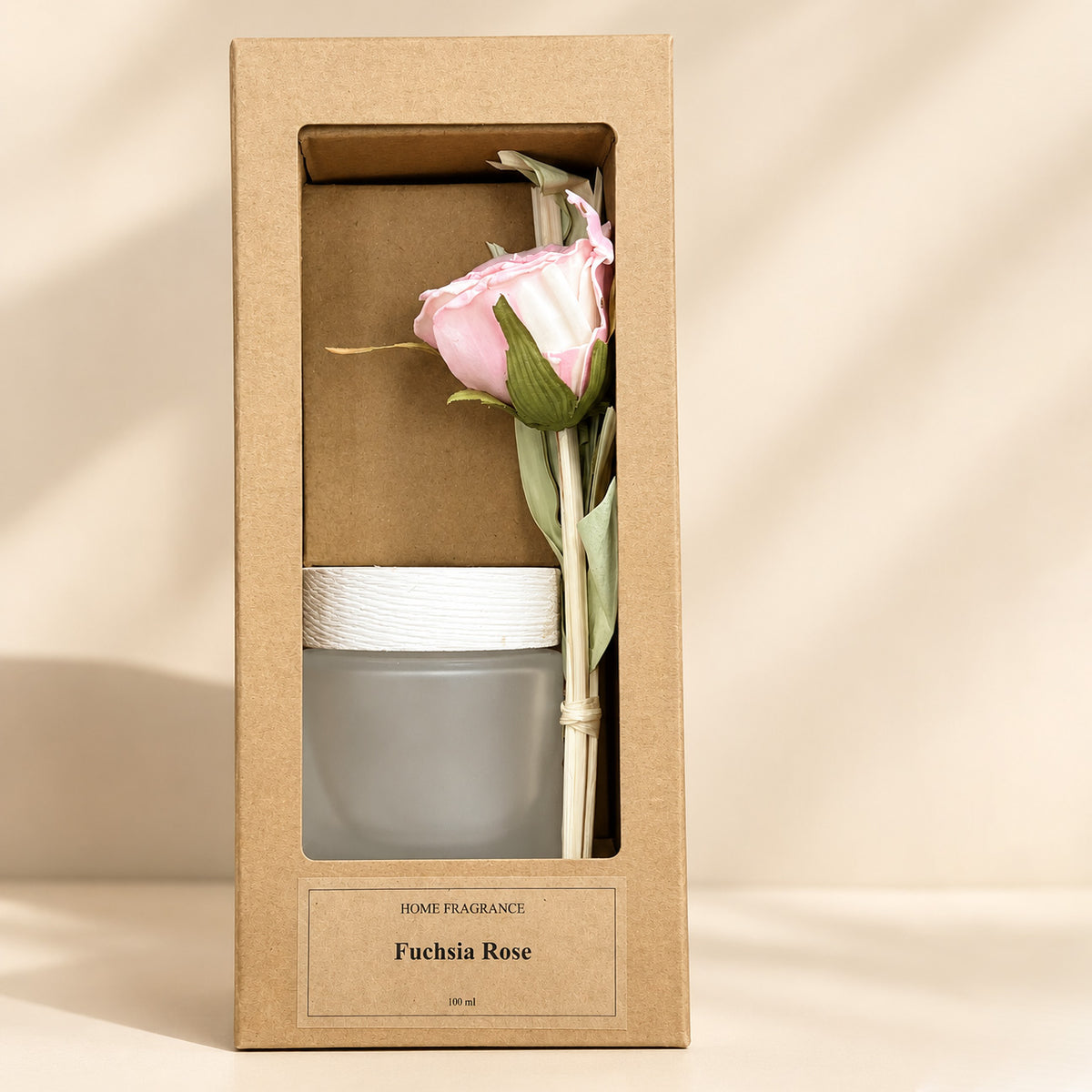 Namų kvapas su lazdelėmis Fuchsia Rose aromatas 100 ml