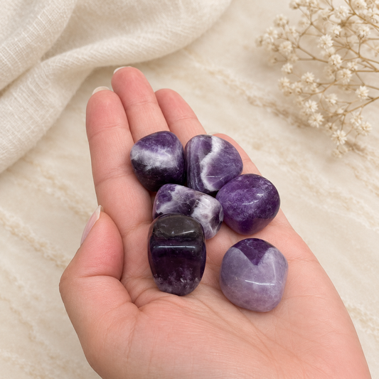 Ametisto akmenėliai 15-30 g