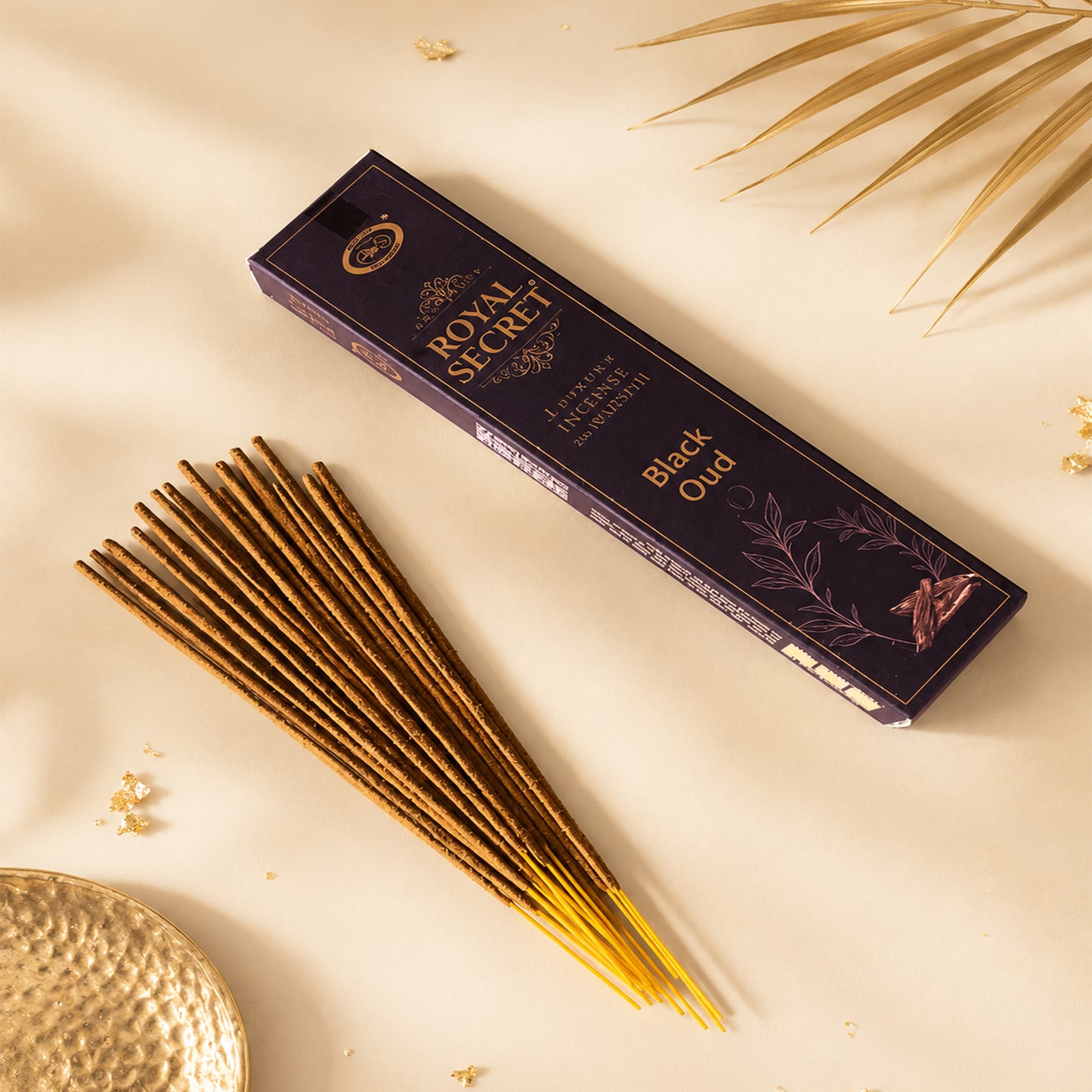 Luxury prabangūs natūralūs smilkalai ROYAL SECRET Black Oud 25 g