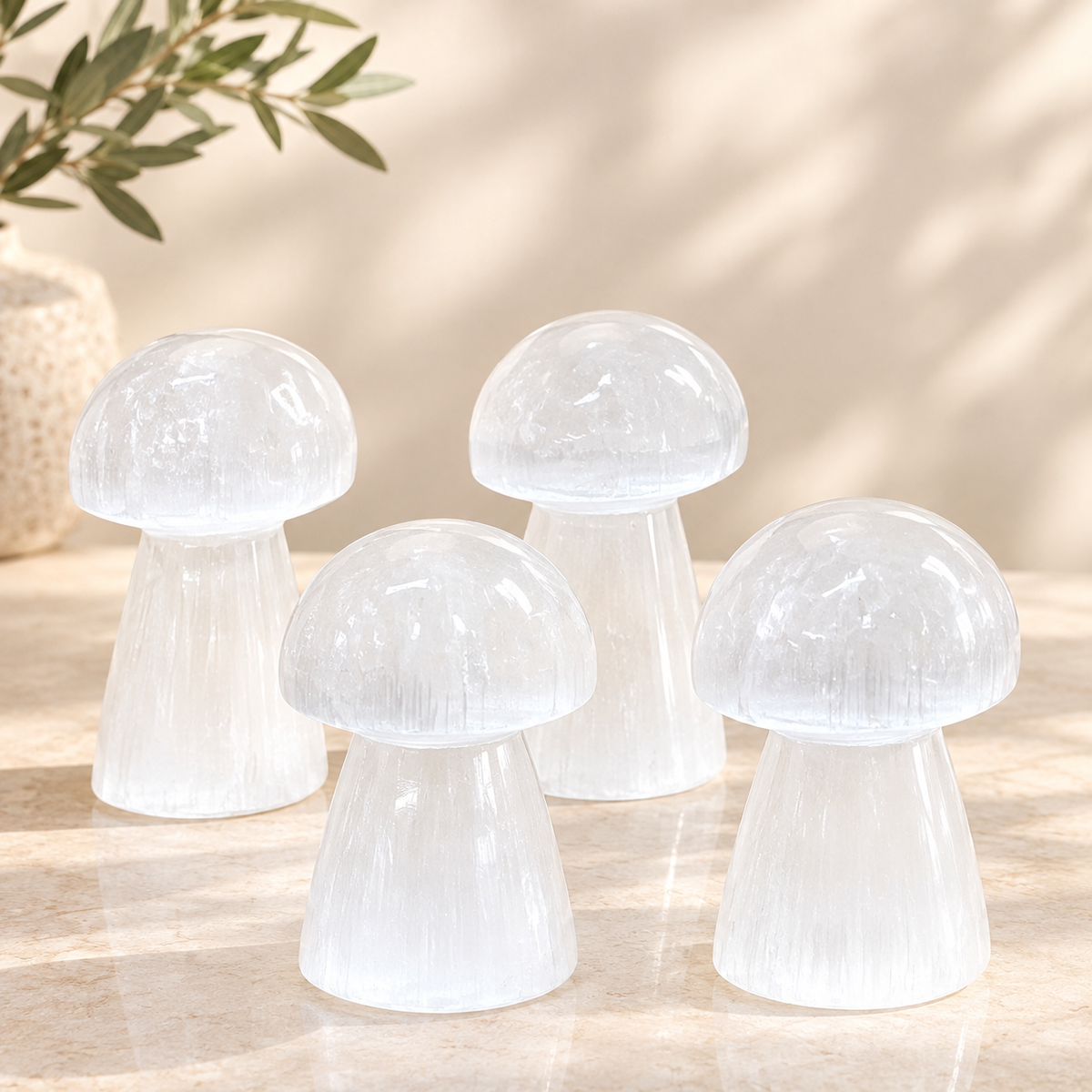 Selenite heart 8-9 cm