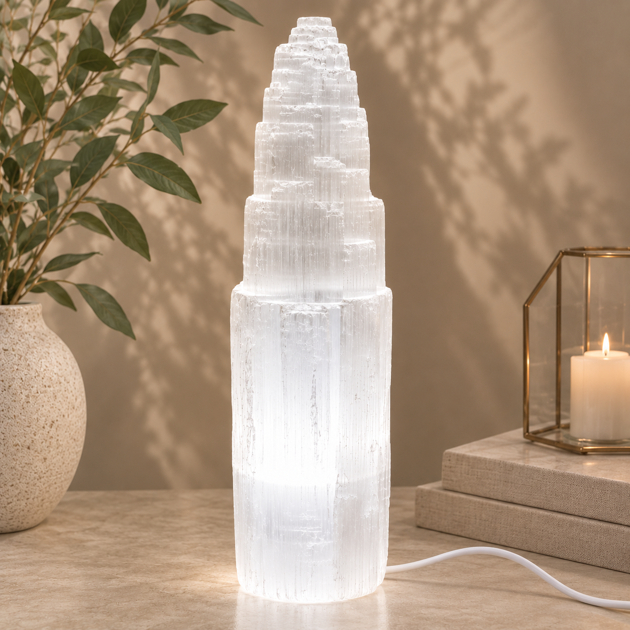 Selenito lempa Iceberg 36-40 cm