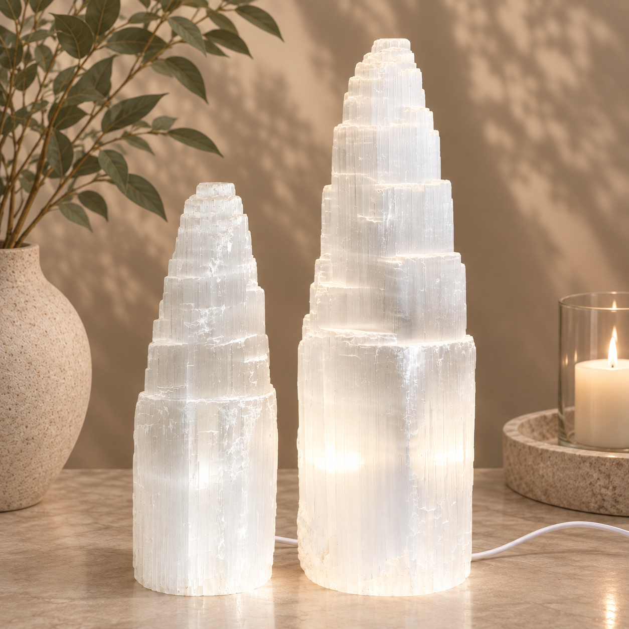 Selenito lempa Iceberg 36-40 cm